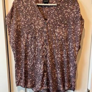 (00 or Med-Large) Torrid Button-front Dolman Top